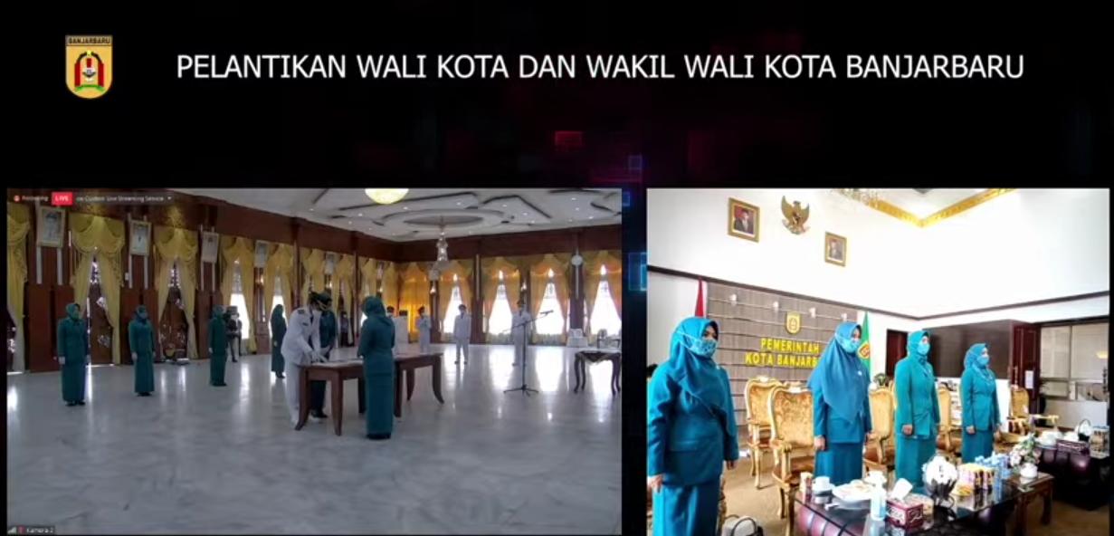 Aditya Mufti Ariffin dan Wartono Resmi Pimpin Banjarbaru