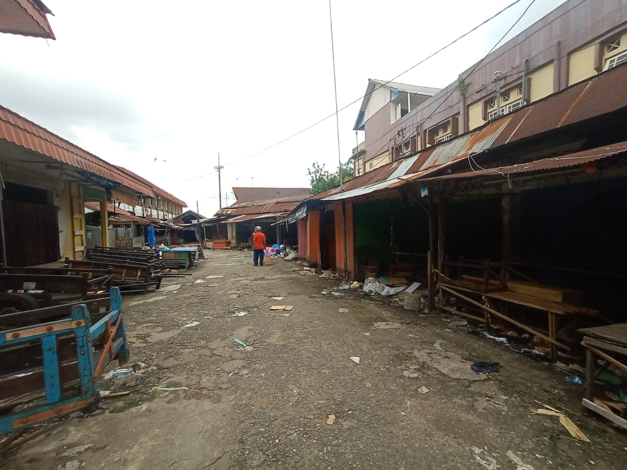 Pasar Bauntung Lama Segera Dibongkar, Dilarikan Kemana Sampahnya