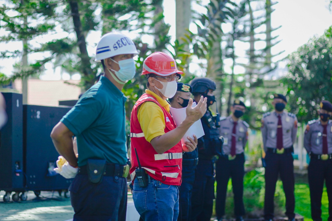 PLN Kalselteng Gandeng Polda Kalsel Gelar Simulasi Tanggap Darurat Teror Bom