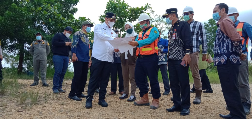 Walikota dan Wawali Banjarbaru Tinjau Lokasi Rencana Pembuatan Embung