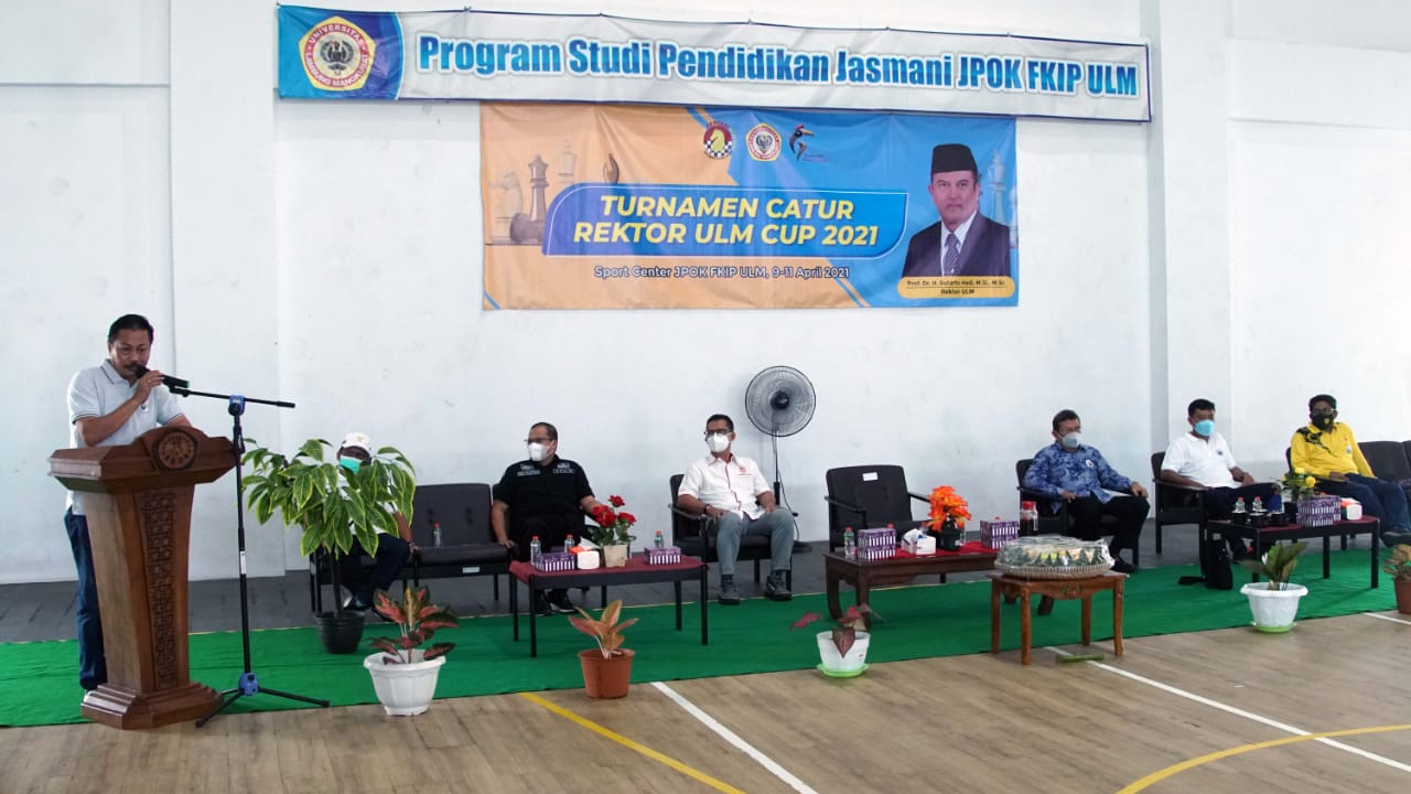 Wawali Banjarbaru Membuka Turnamen Catur Rektor ULM Cup