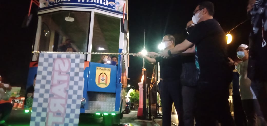 55 RT Ikut Memeriahkan Festival Salikur di Banjarbaru