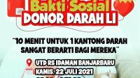 Ayo Ikuti Bakti Sosial Donor Darah di UTD RSDI Banjarbaru