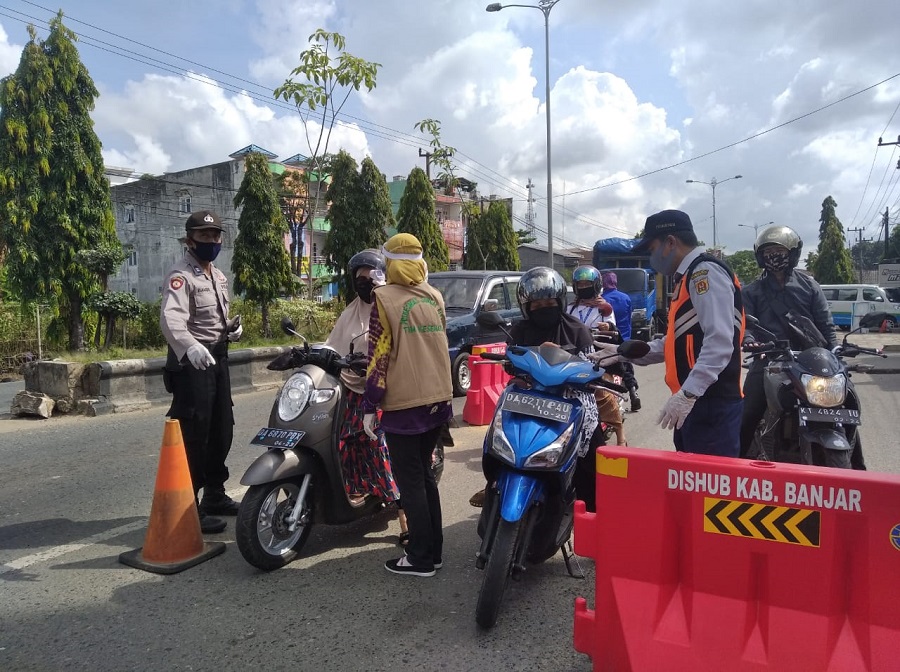 PPKM Level IV di Banjarbaru, Ada 4 Titik Penyekatan