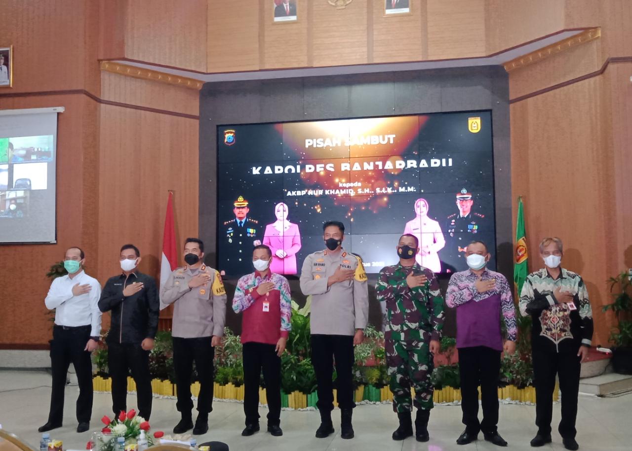 Pisah Sambut Kapolres Banjarbaru, AKBP Nur Khamid  Tingkatkan Kegiatan Kepolisian