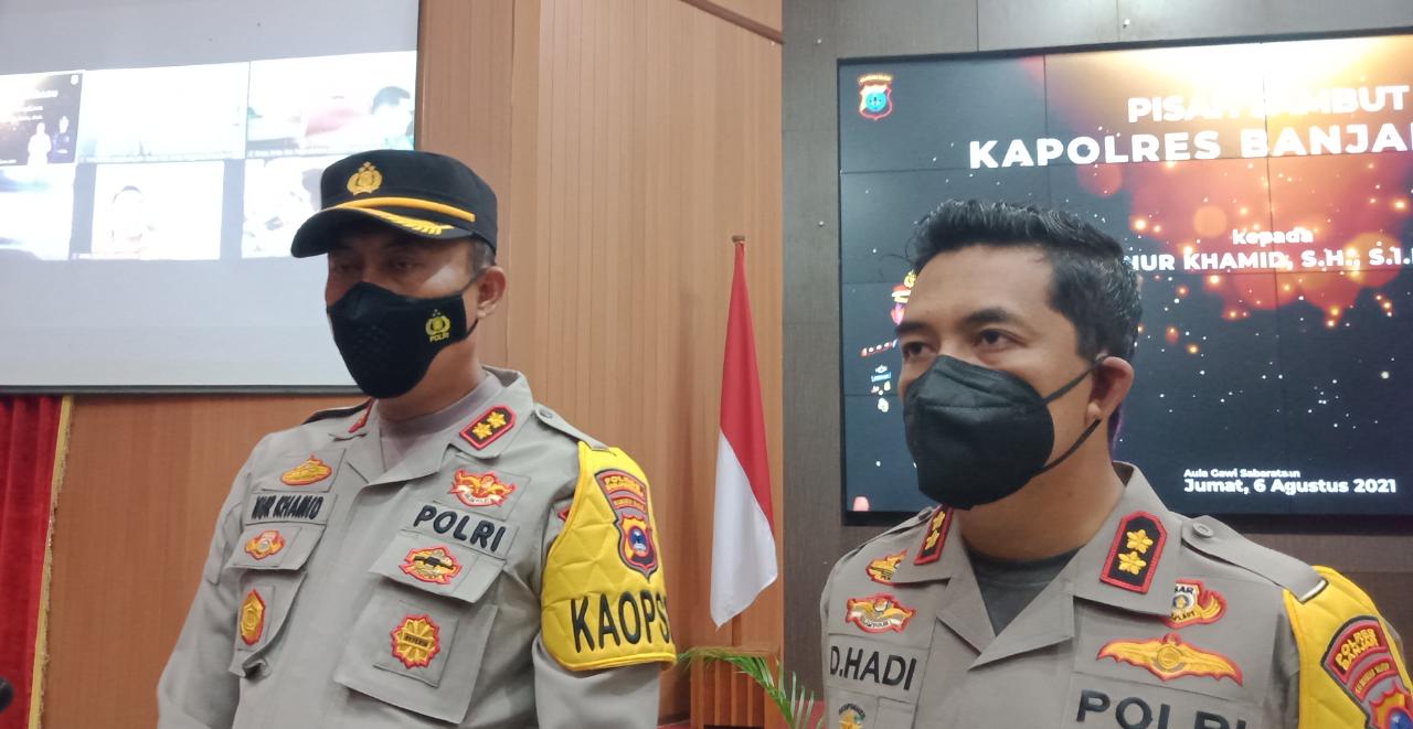 Pisah Sambut Kapolres Banjarbaru, AKBP Nur Khamid Tingkatkan Kegiatan Kepolisian