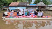 KMHDI Kalsel Terjun Langsung Beri Bantuan Korban Banjir di Kalteng