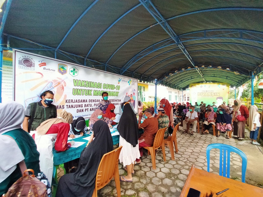 PT Arutmin Indonesia Dukung Program Vaksinasi 3.16 Juta Warga Kalsel