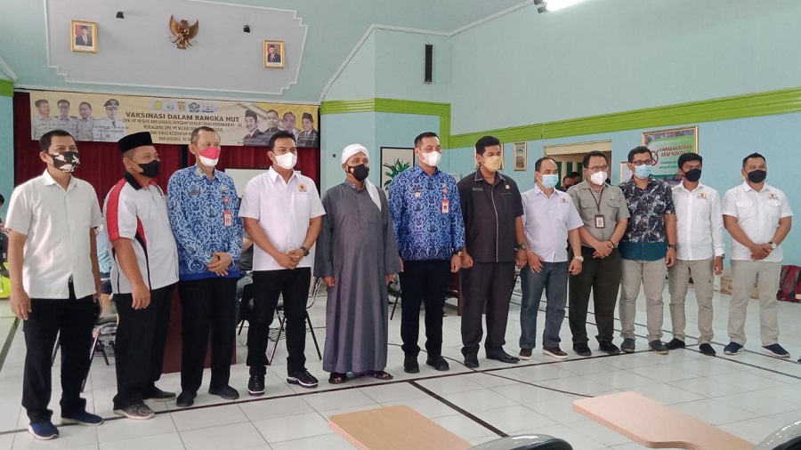 Ratusan Pelajar di SMK PP Negeri Banjarbaru Ikuti Vaksinani