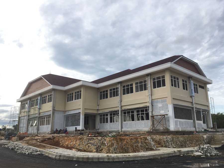 Pembangunan Gadung Perkantoran PUPR Banjarbaru Sudah 80 Persen