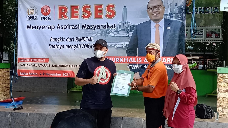 Reses Nurkhalis Anshari, Serap Aspirasi Masyarakat Kelurahan Loktabat Selatan