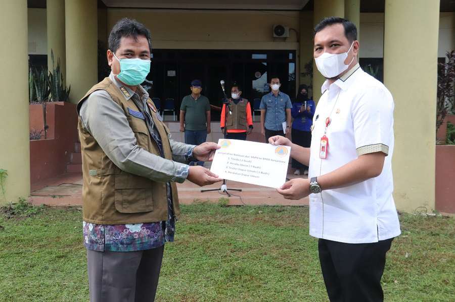 BPBD Banjarbaru Terima Bantuan Alat dari BNPB
