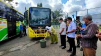 Bus Bermotif Sasirangan Siap Beroperasi di Kota Banjarbaru