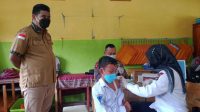 Ketua DPRD Banjarbaru Tinjau Vaksinasi di SDN 1 Guntung Manggis