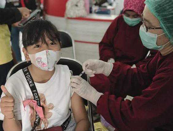 Perdana, Vaksin Anak Usia 6 Hingga 11 Tahun di Banjarbaru